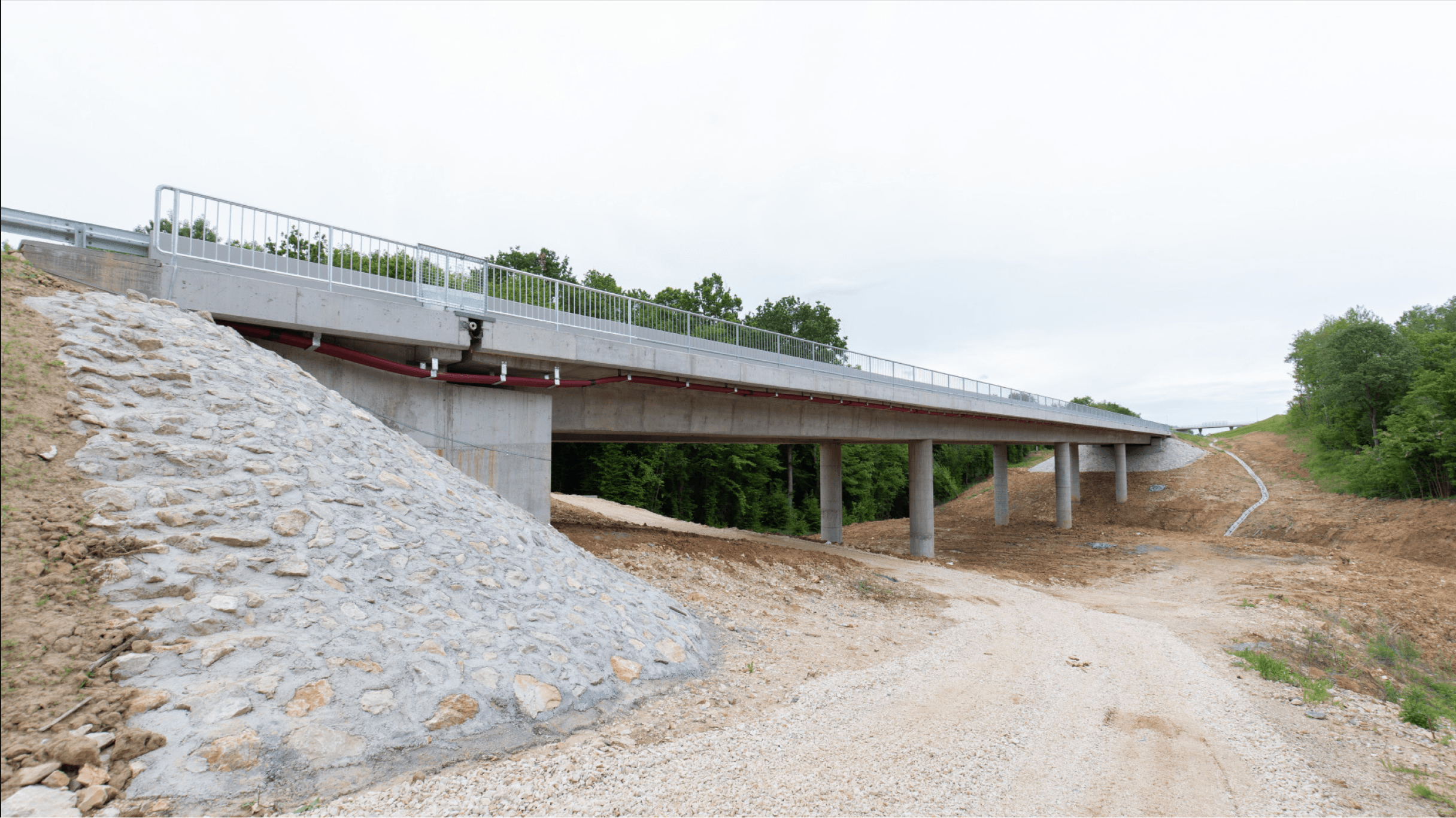 Bridge, road and erosion control engineering works
