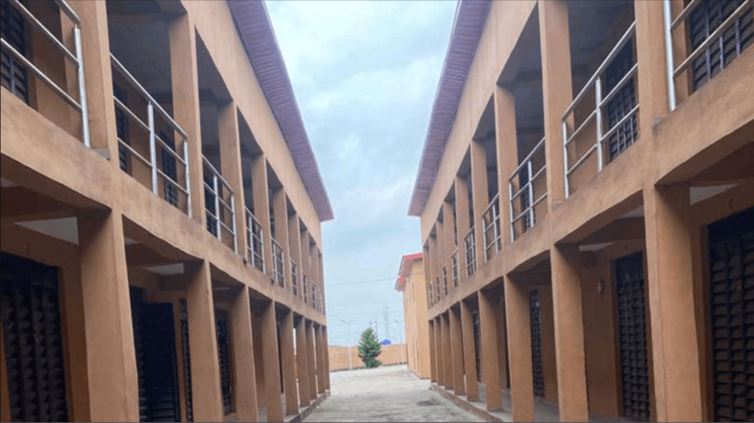 Market lock-up shops at Gwoza Market